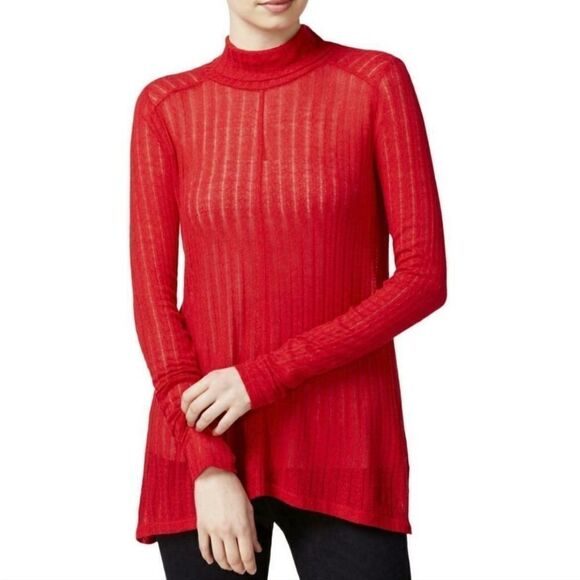 Lucky Brand Hi-Lo Turtleneck Split Back - Picture 1 of 5